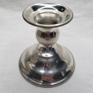 Vintage Kirk Pewter Candle Stick Holder